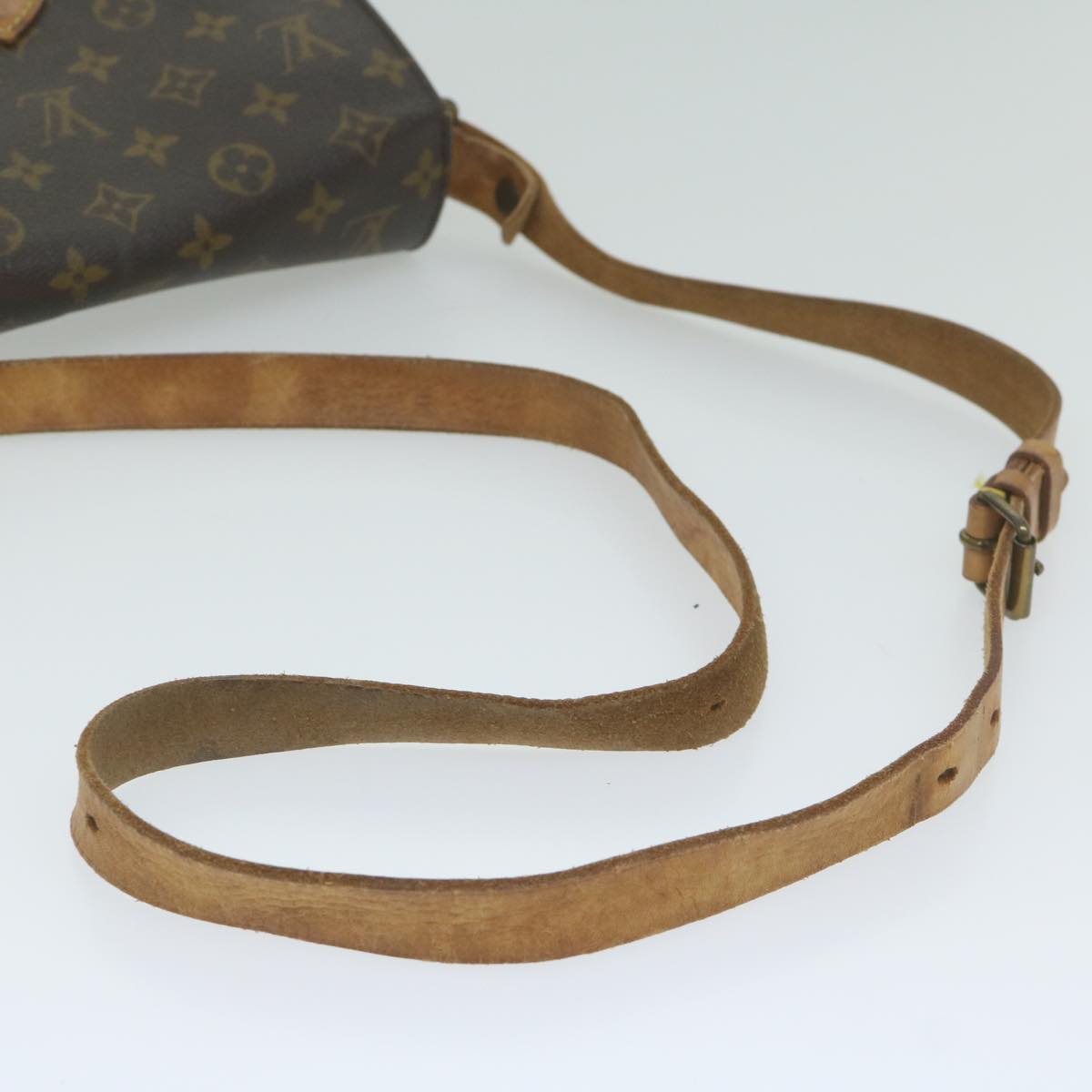 LOUIS VUITTON Monogram Cartouchiere MM Shoulder Bag M51253 LV Auth ar11000