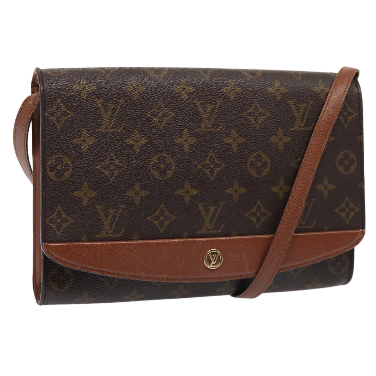 LOUIS VUITTON Monogram Bordeaux 27 Shoulder Bag M51797 LV Auth ar12503