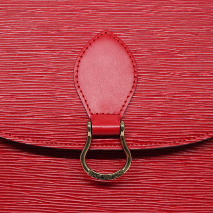 LOUIS VUITTON Epi Saint Cloud GM Shoulder Bag Red M52197 LV Auth ar12521