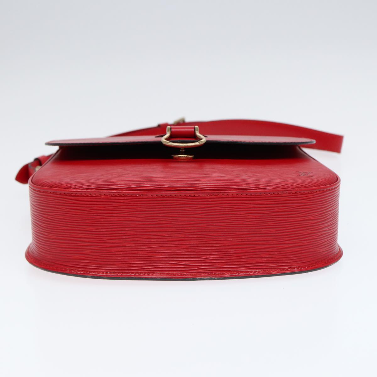 LOUIS VUITTON Epi Saint Cloud GM Shoulder Bag Red M52197 LV Auth ar12521