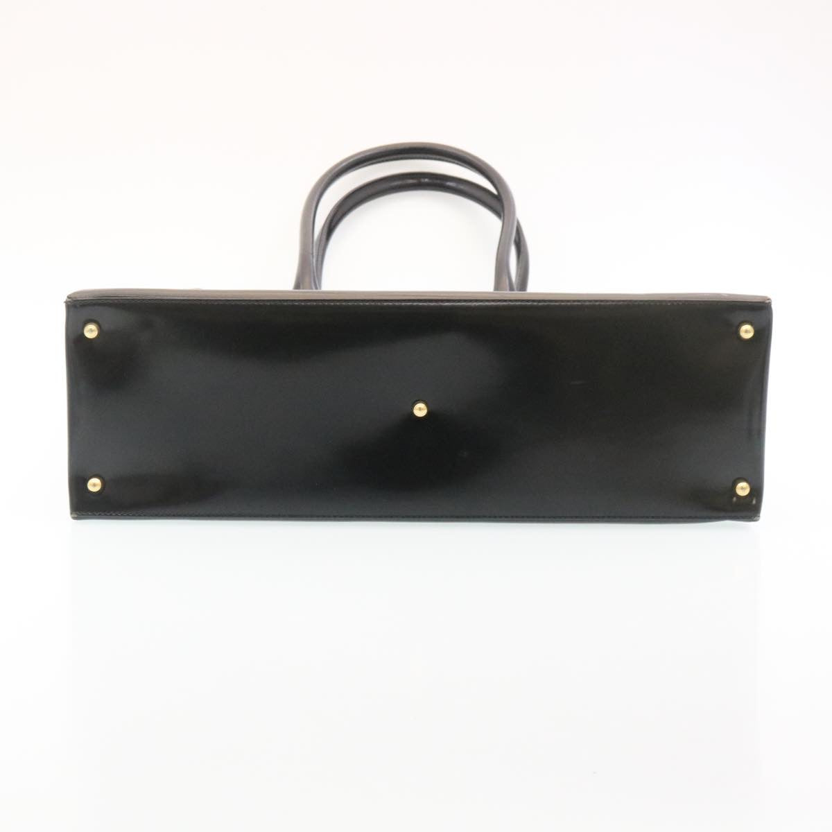 GUCCI Bamboo Tote Bag Leather Black  ar6293