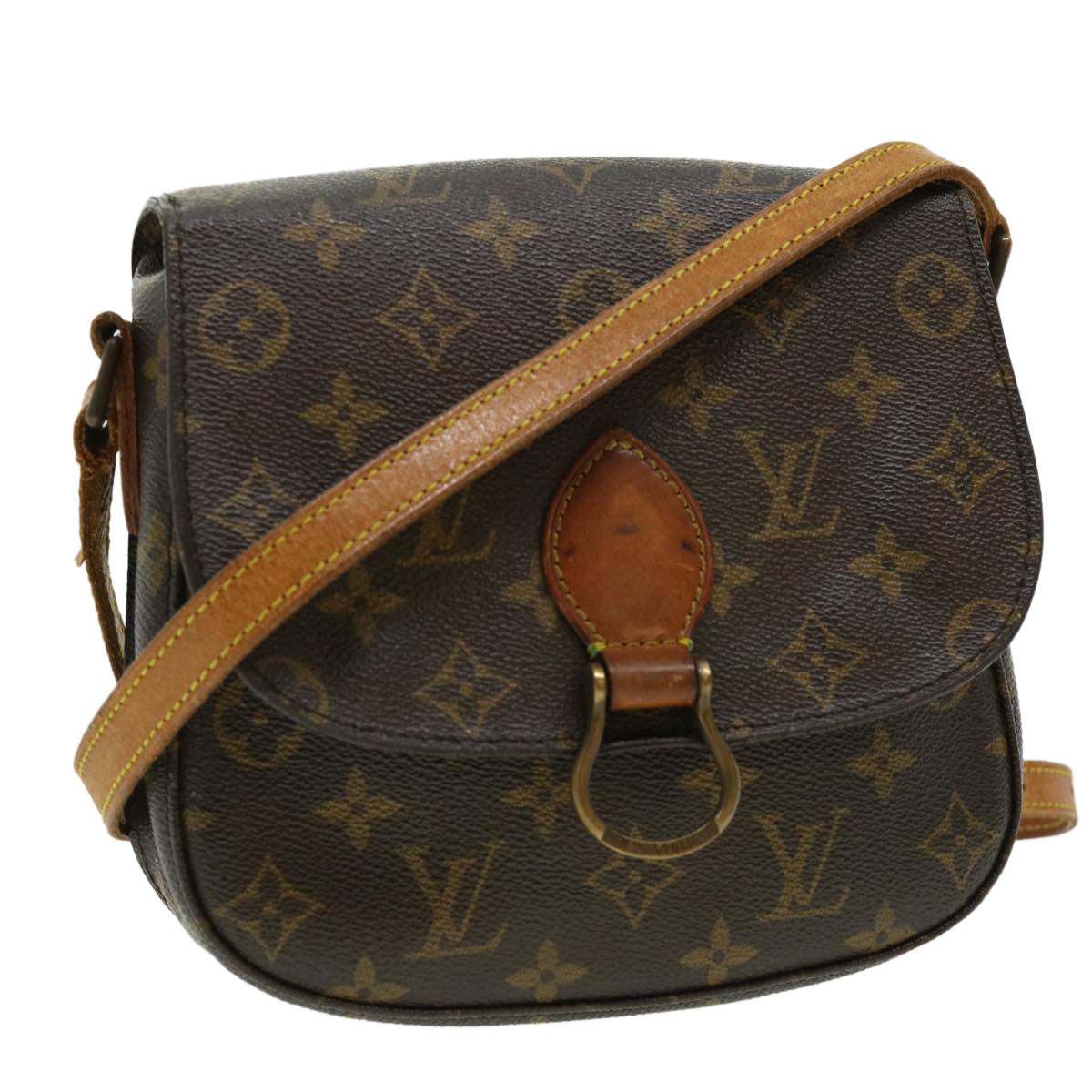 Louis Vuitton  Monogram Saint Cloud MM Shoulder Bag M51243 LV Auth ar7455