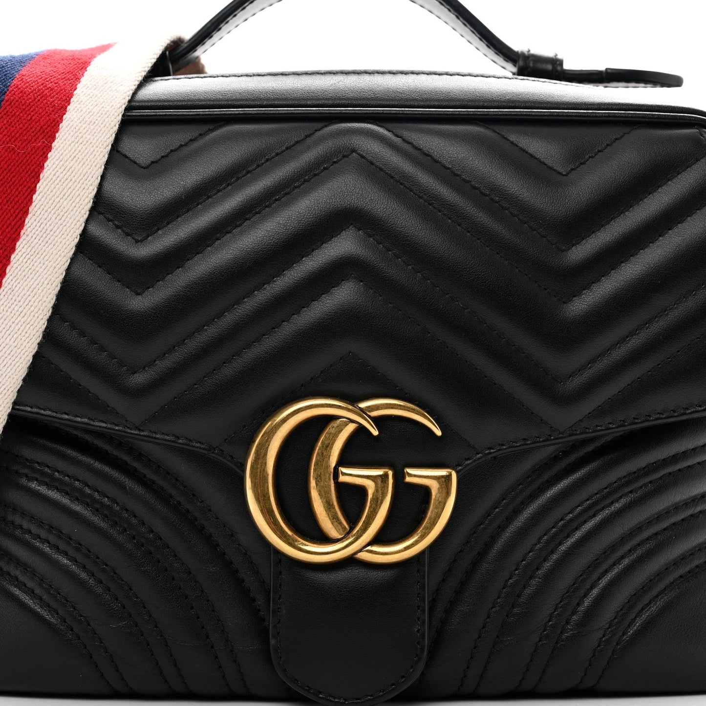 Gucci Calfskin Matelasse Sylvie Web