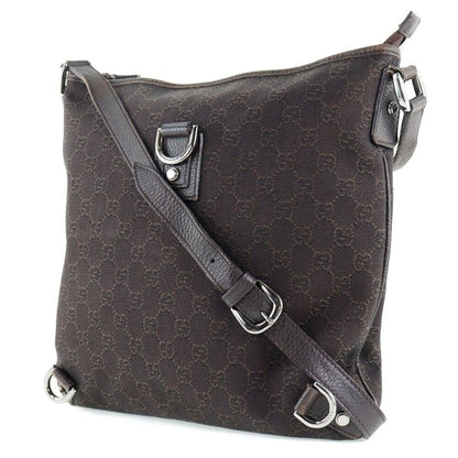 Gucci Abbey Shoulder Bag Brown Gg Canvas