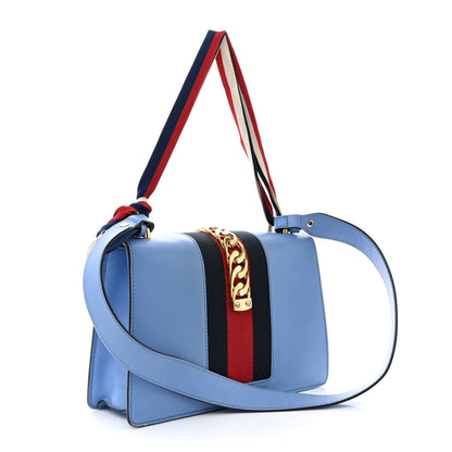 Gucci Calfskin Small Sylvie Shoulder Bag