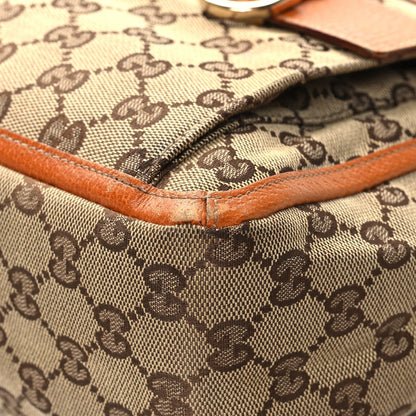 Gucci Abbey D Ring Tote Tan