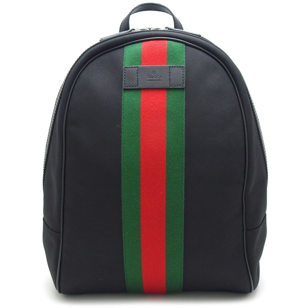 Gucci Backpack Sherry Line Canvas Black