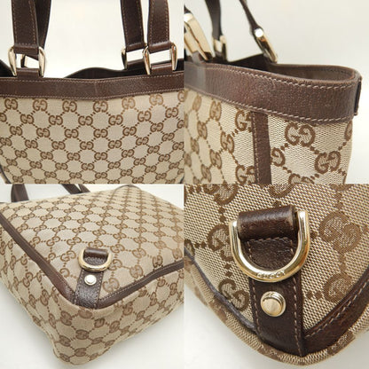 Gucci Abbey Tote Bag Gg Canvas