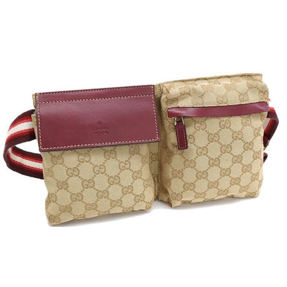 Gucci Belt Bag Body Gg Canvas Leather