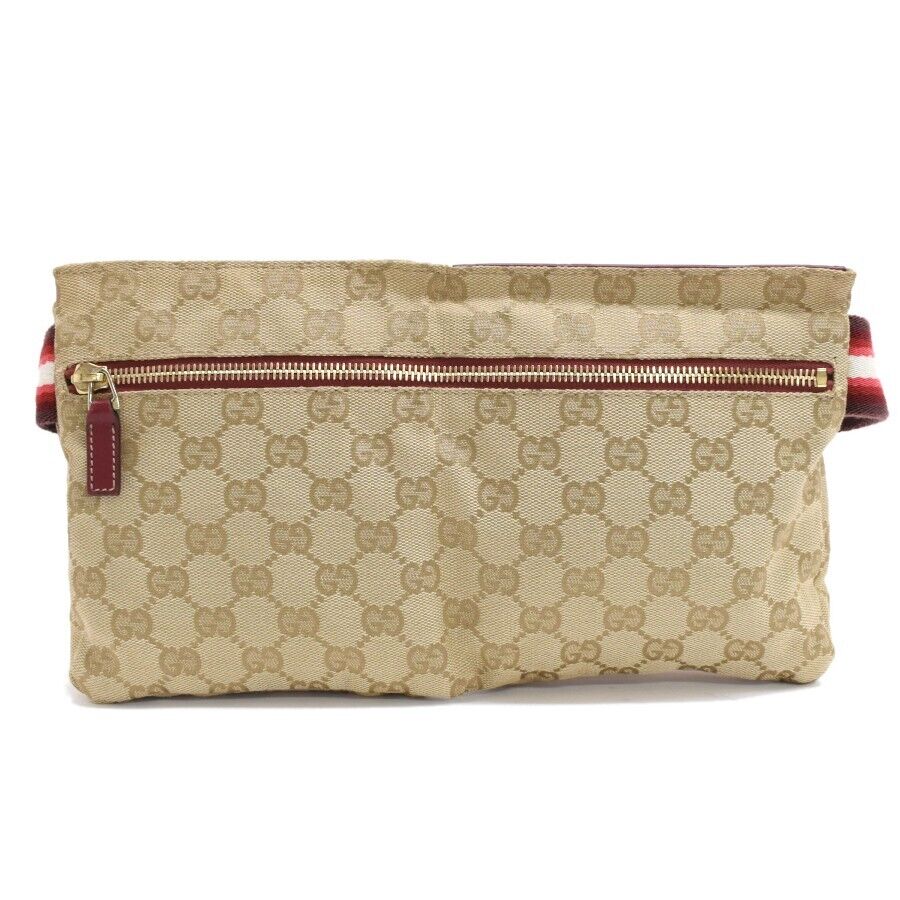 Gucci Belt Bag Body Gg Canvas Leather