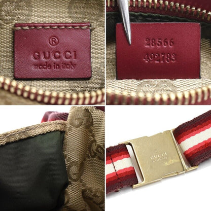 Gucci Belt Bag Body Gg Canvas Leather