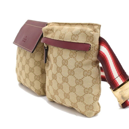 Gucci Belt Bag Body Gg Canvas Leather