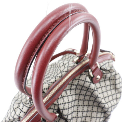 Gucci Diamante Handbag Sukey Gray / Red