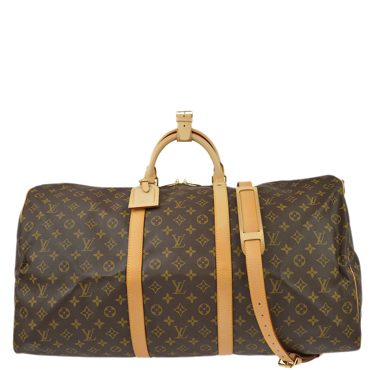 Louis Vuitton 1998 Monogram Keepall Bandouliere 60 2way Duffle Bag M41412