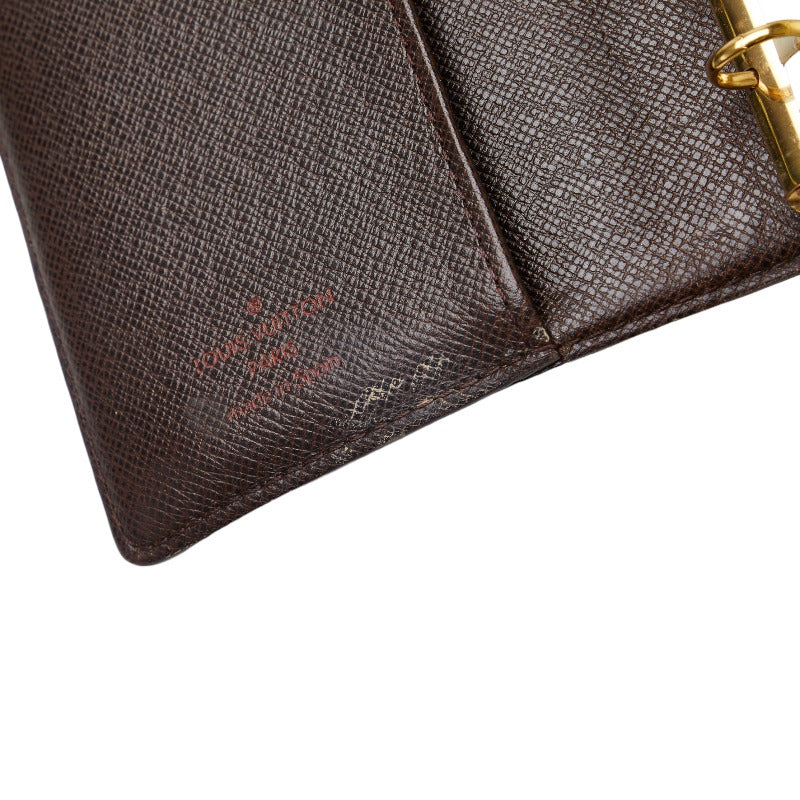 Louis Vuitton Agenda PM in Damier Brown R20700 Handbook