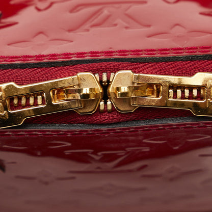 LOUIS VUITTON Alma BB in Monogram Vernis Red M91771