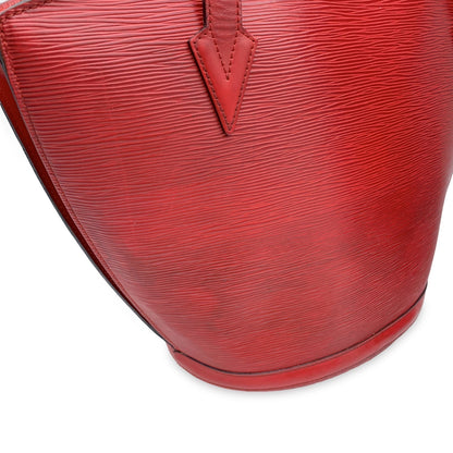 Louis Vuitton  Vintage Red Epi Leather Saint Jacques Gm Tote Bag