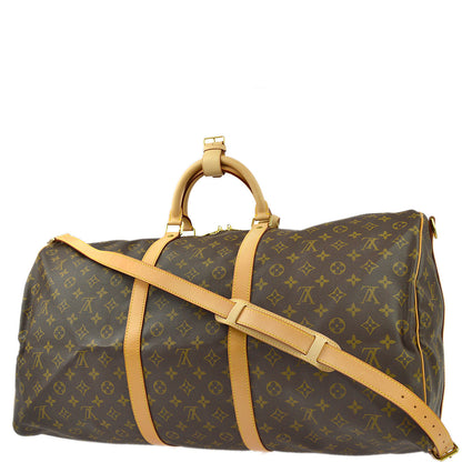 Louis Vuitton 1998 Monogram Keepall Bandouliere 60 2way Duffle Bag M41412