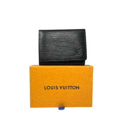 Louis Vuitton  Louis Vuitton  Epi Leather Card Case - Black