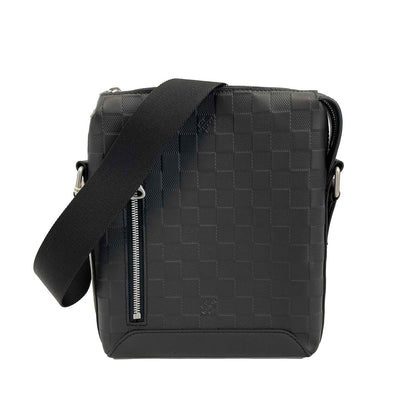 Louis Vuitton  - Damier Infini Leather Messenger BB - Black Crossbody