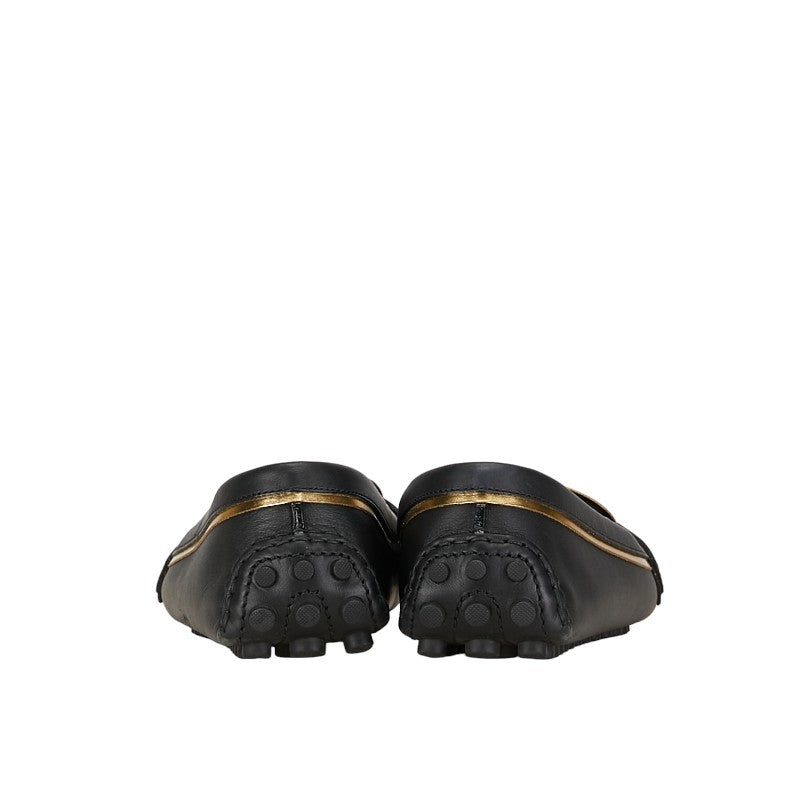 Louis Vuitton Driving Shoes Black G Leather  Louis Vuitton