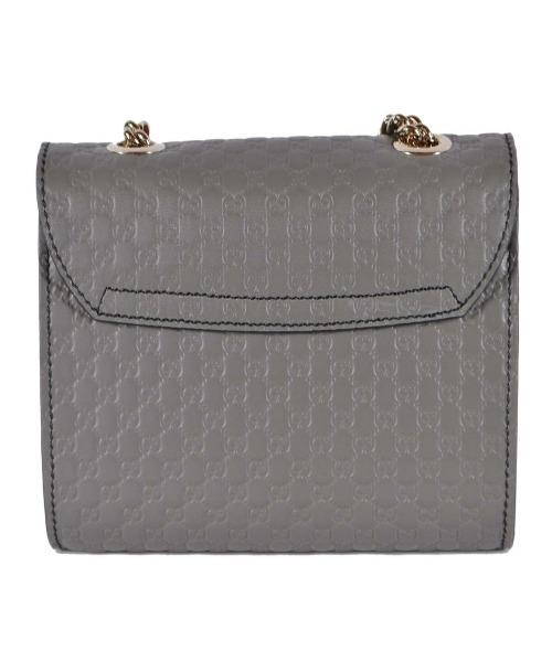 Gucci Emily Mini Micro Guccissima Bag Grey