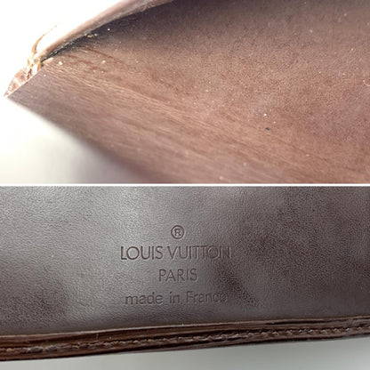 Louis Vuitton  Brown Epi Leather Compact Wallet Coin Purse