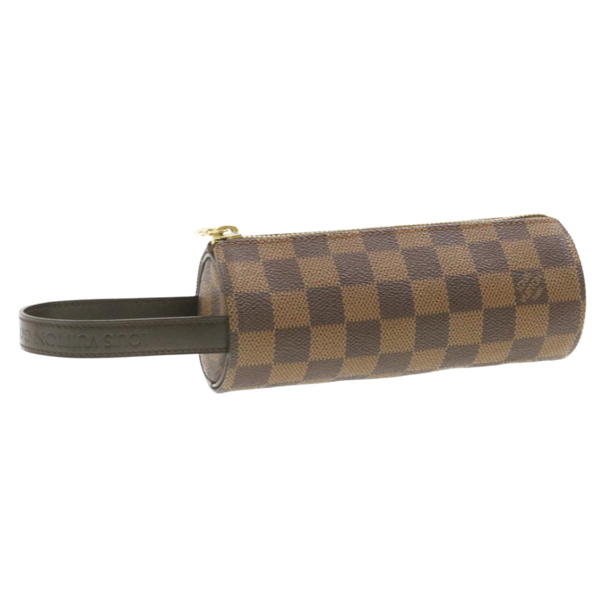 Louis Vuitton  Damier Ebene Golf Cup 1998 Pouch LV Auth am199b