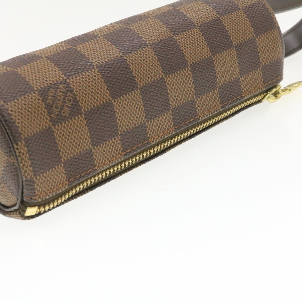 Louis Vuitton  Damier Ebene Golf Cup 1998 Pouch LV Auth am199b