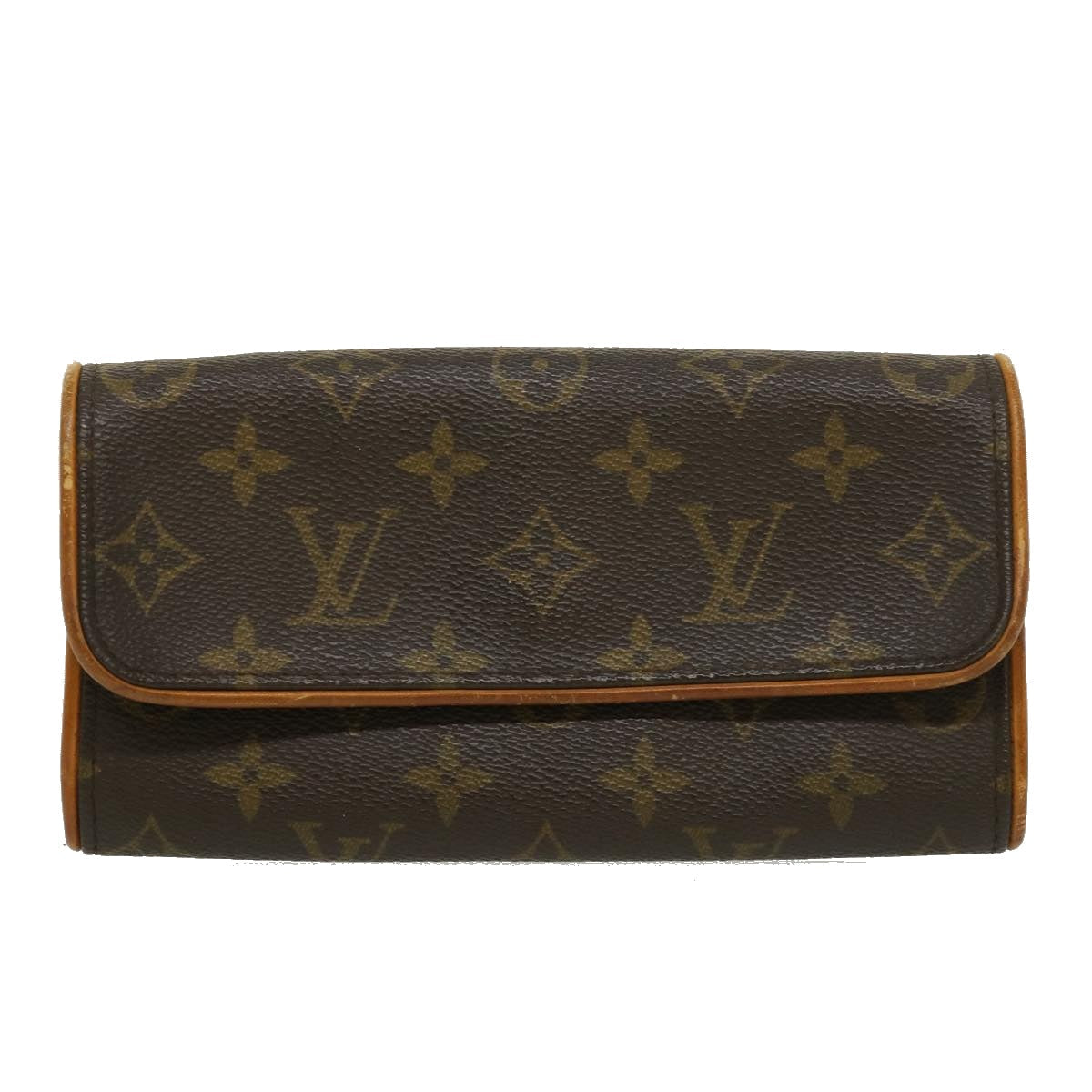 Louis Vuitton  Monogram Pochette Twin PM Shoulder Bag M51854 LV Auth bs1247