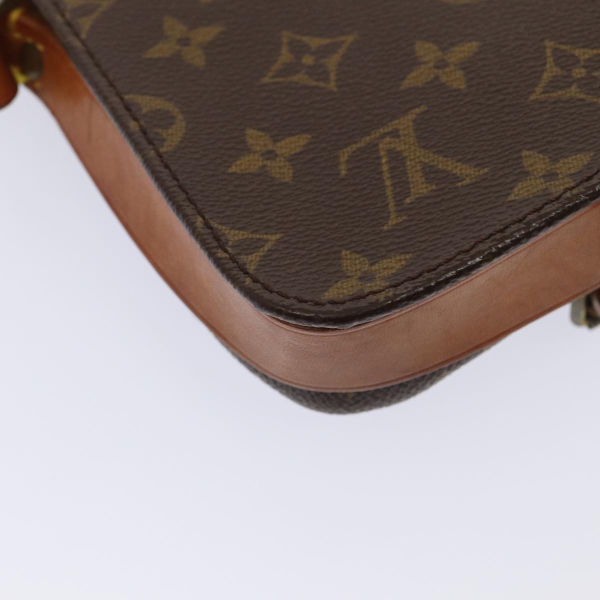 LOUIS VUITTON Monogram Cartouchiere PM Shoulder Bag M51254 LV Auth bs17077