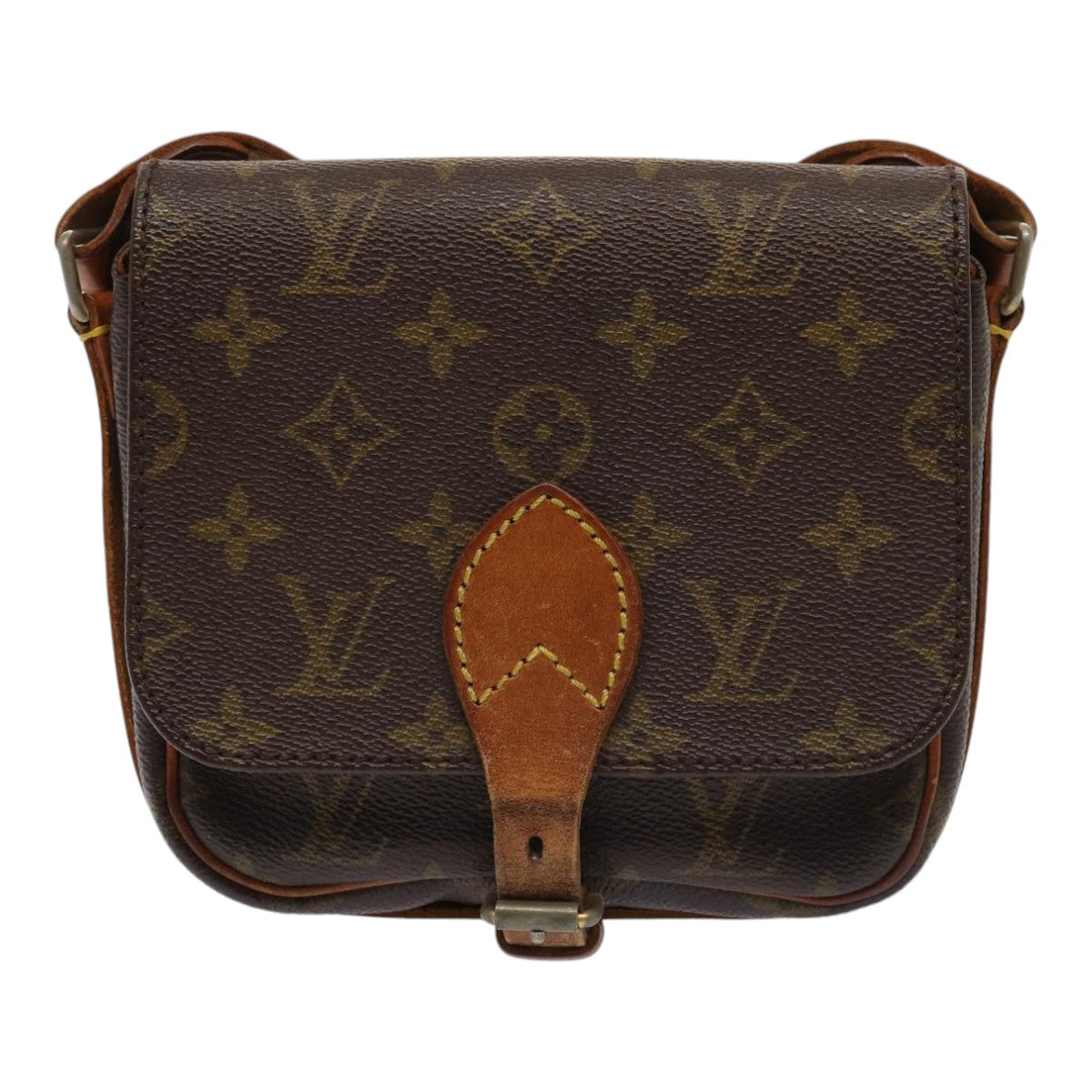 LOUIS VUITTON Monogram Cartouchiere PM Shoulder Bag M51254 LV Auth bs17077