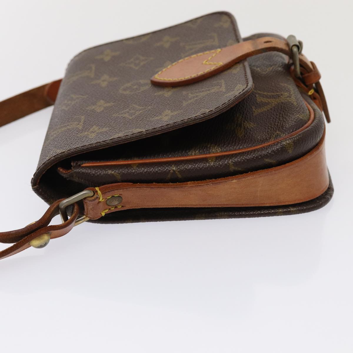 LOUIS VUITTON Monogram Cartouchiere PM Shoulder Bag M51254 LV Auth bs17077