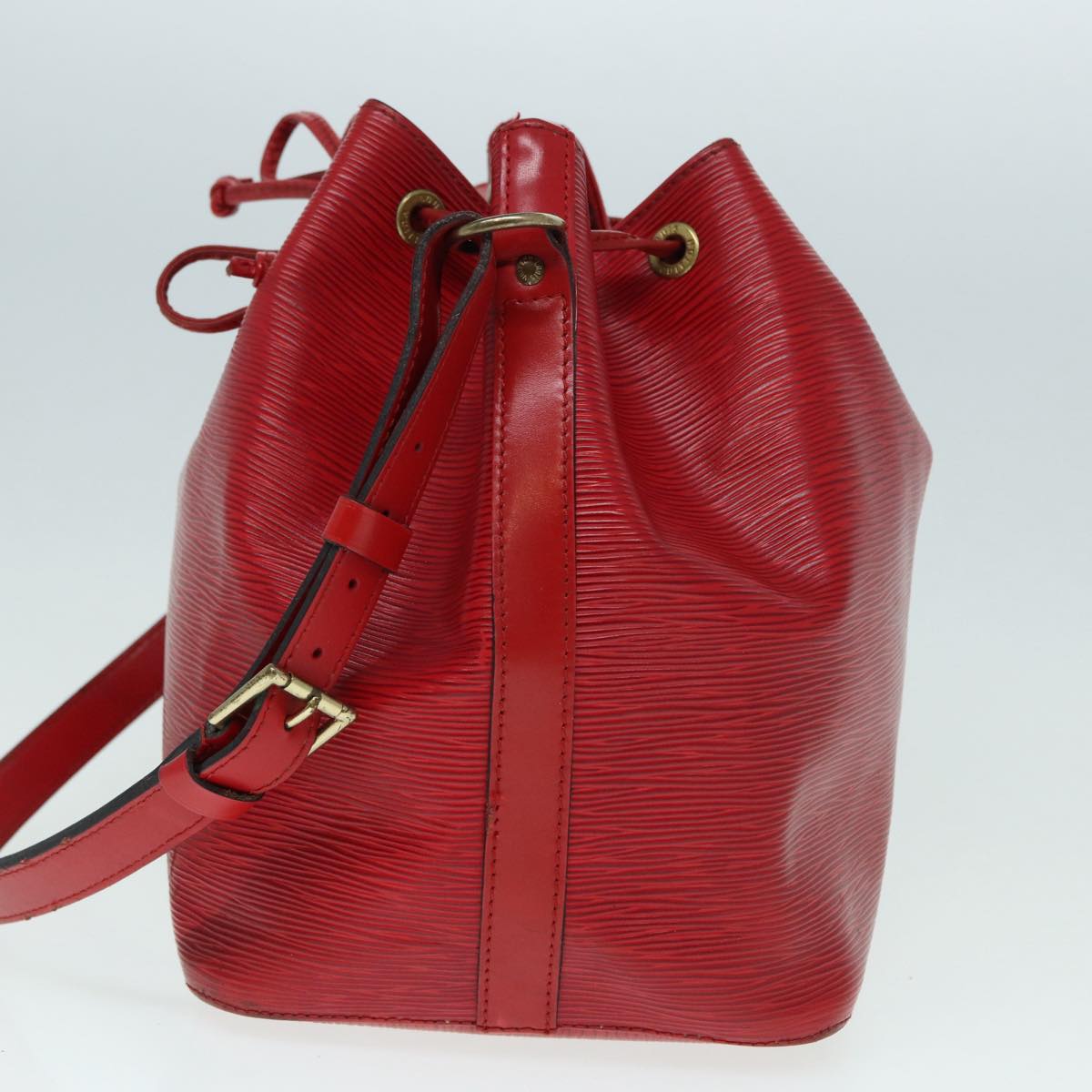 LOUIS VUITTON Epi Petit Noe Shoulder Bag Red M44107 LV Auth bs17209