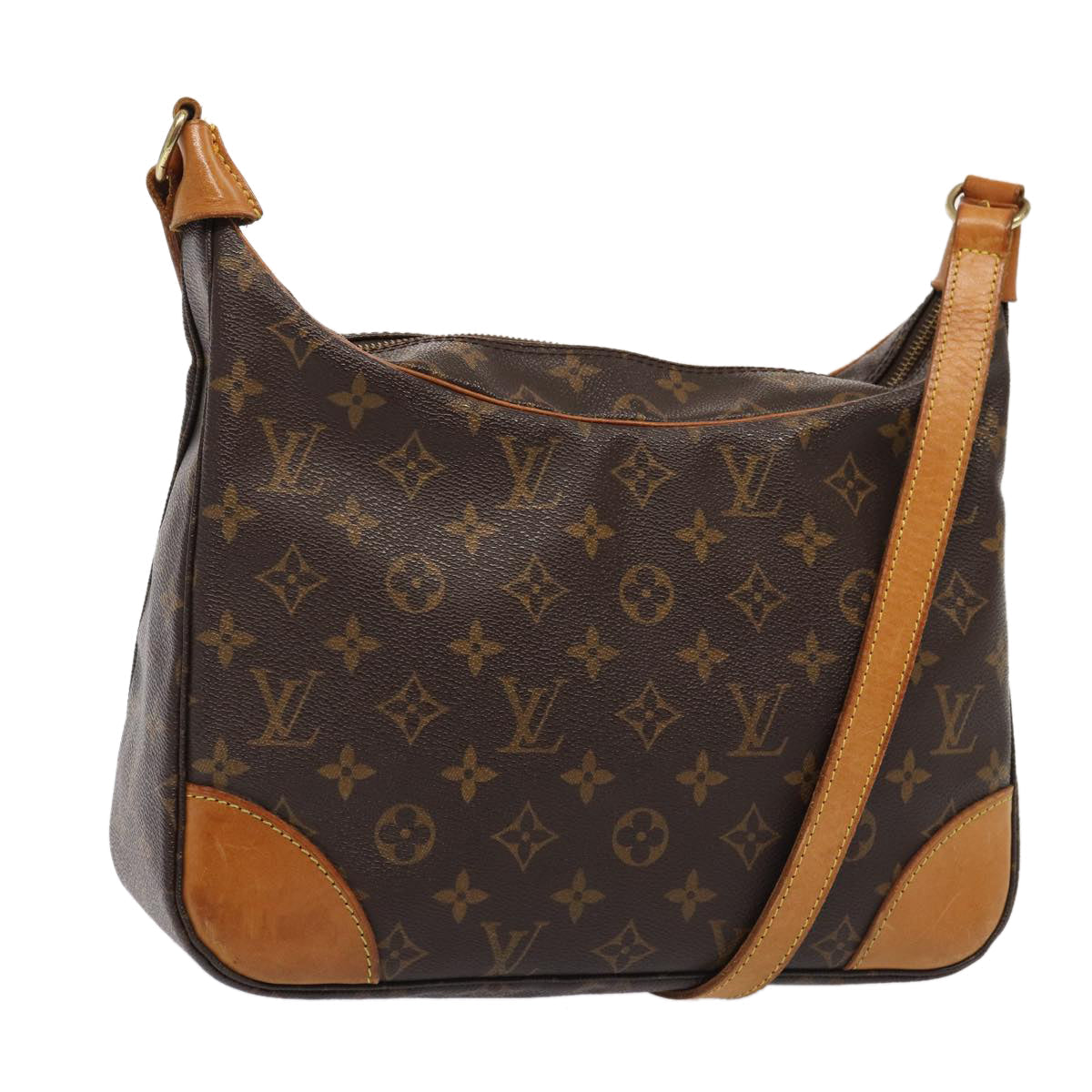 LOUIS VUITTON Monogram Boulogne 30 Shoulder Bag M51265 LV Auth bs17263