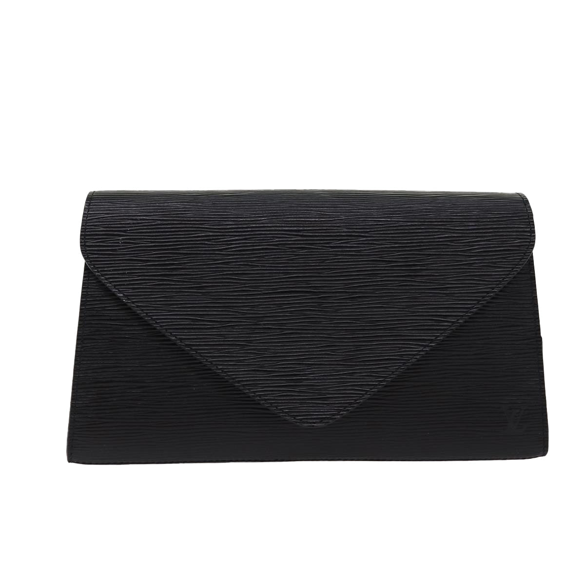 LOUIS VUITTON Epi Art Deco Clutch Bag Black M52632 LV Auth bs17326