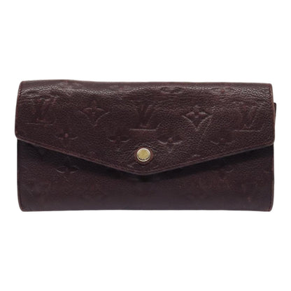 LOUIS VUITTON Empreinte Portefeuille Curieuse Wallet Purple M60300 Auth bs17377