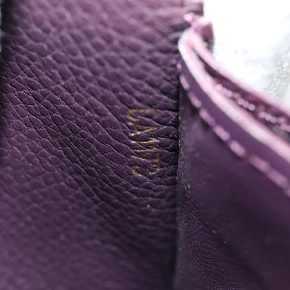 LOUIS VUITTON Empreinte Portefeuille Curieuse Wallet Purple M60300 Auth bs17377