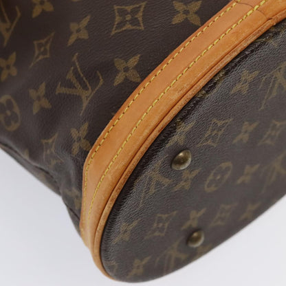 LOUIS VUITTON Monogram Bucket PM Shoulder Bag M42238 LV Auth bs17397