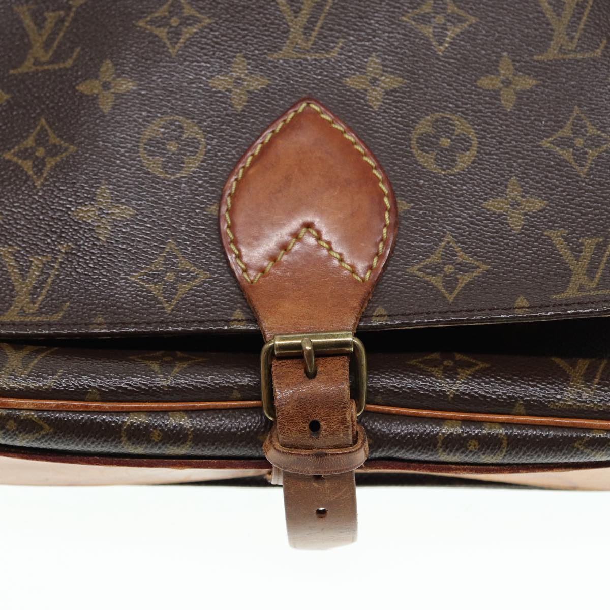 LOUIS VUITTON Monogram Cartouchiere GM Shoulder Bag M51252 LV Auth bs17508