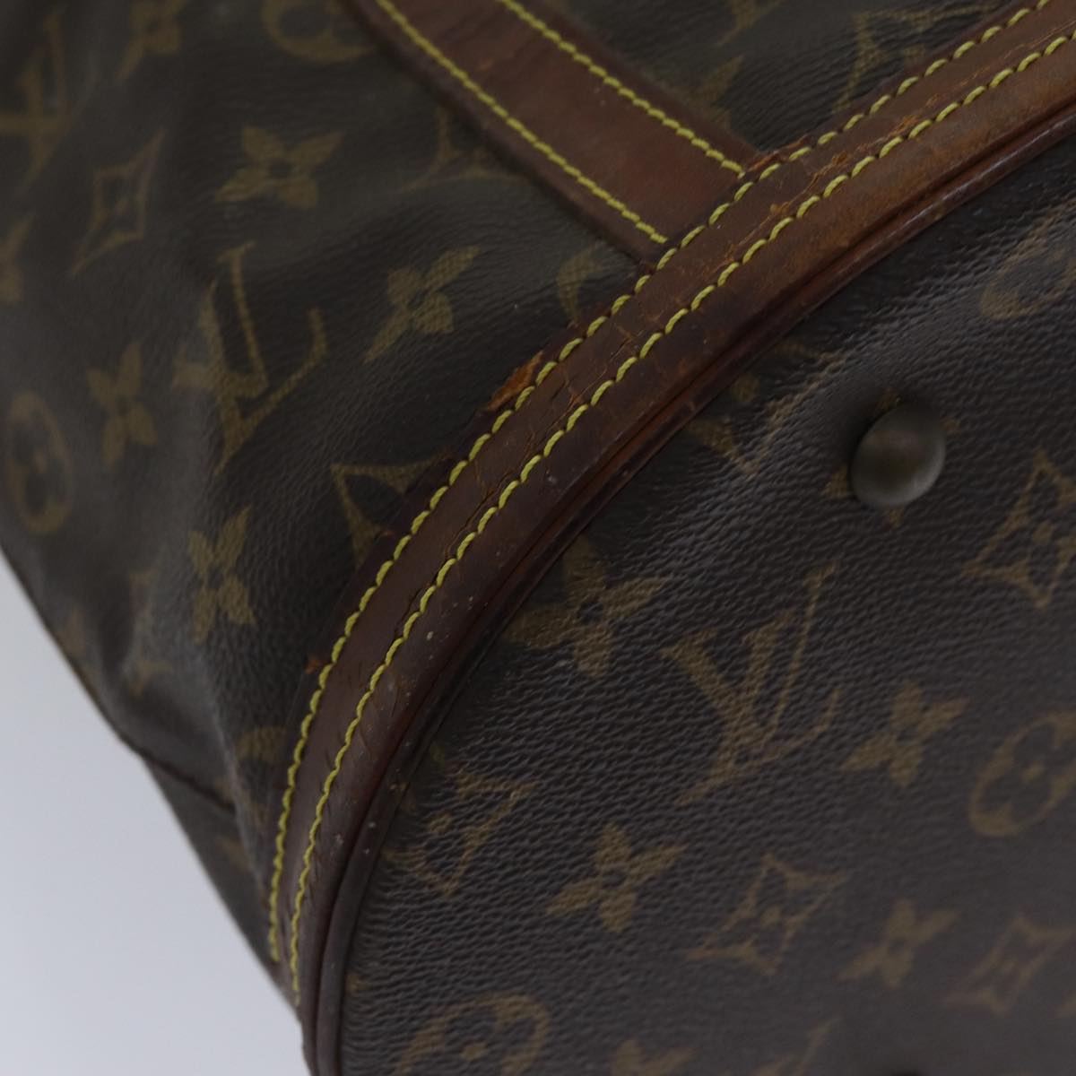 LOUIS VUITTON Monogram Bucket GM Shoulder Bag M42236 LV Auth bs17699