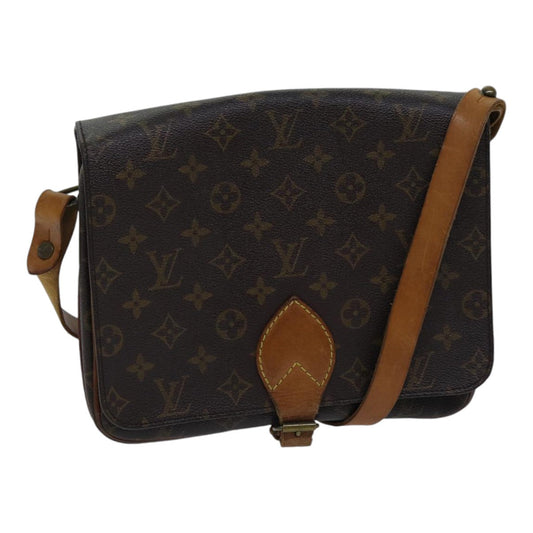 LOUIS VUITTON Monogram Cartouchiere GM Shoulder Bag M51252 LV Auth bs17746