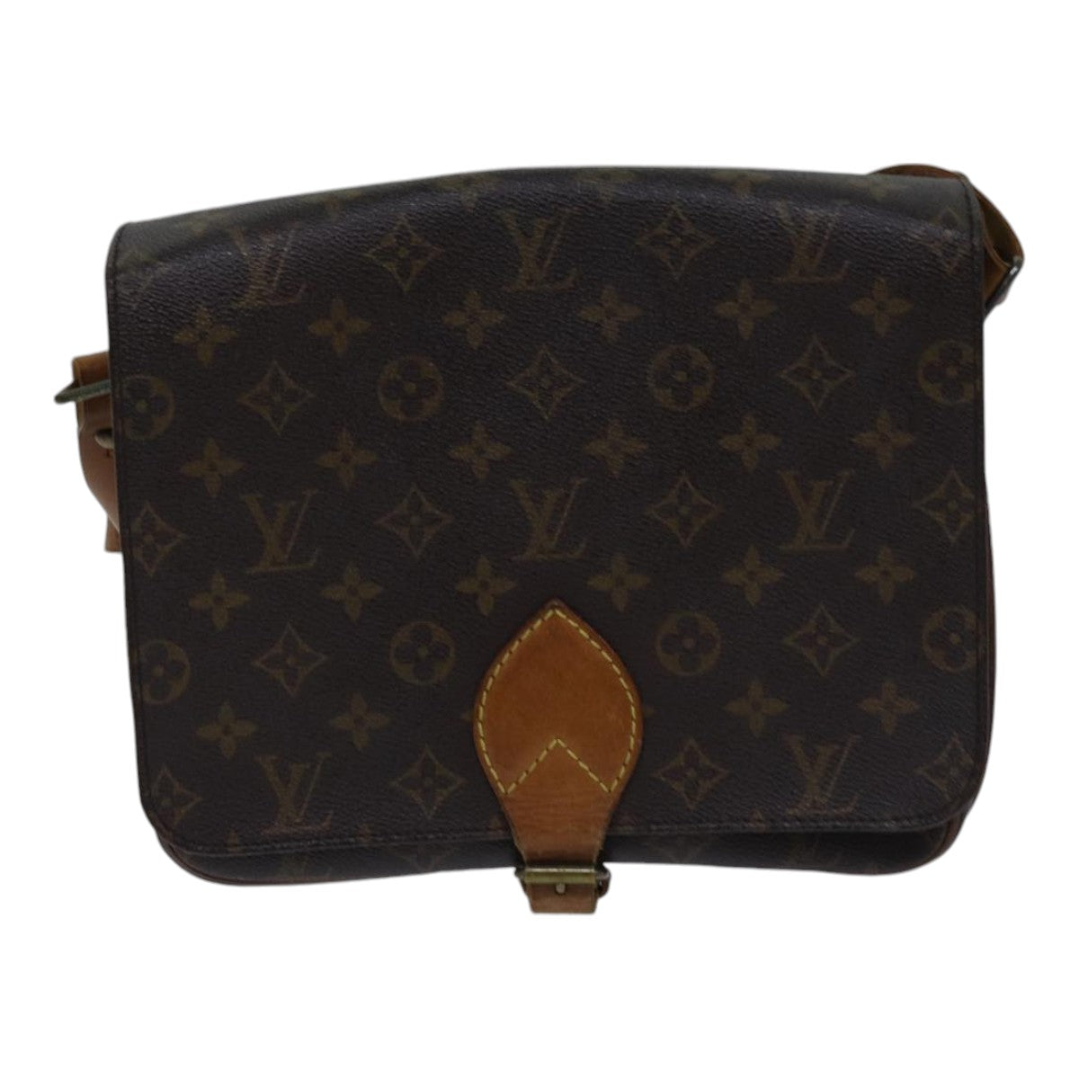 LOUIS VUITTON Monogram Cartouchiere GM Shoulder Bag M51252 LV Auth bs17746