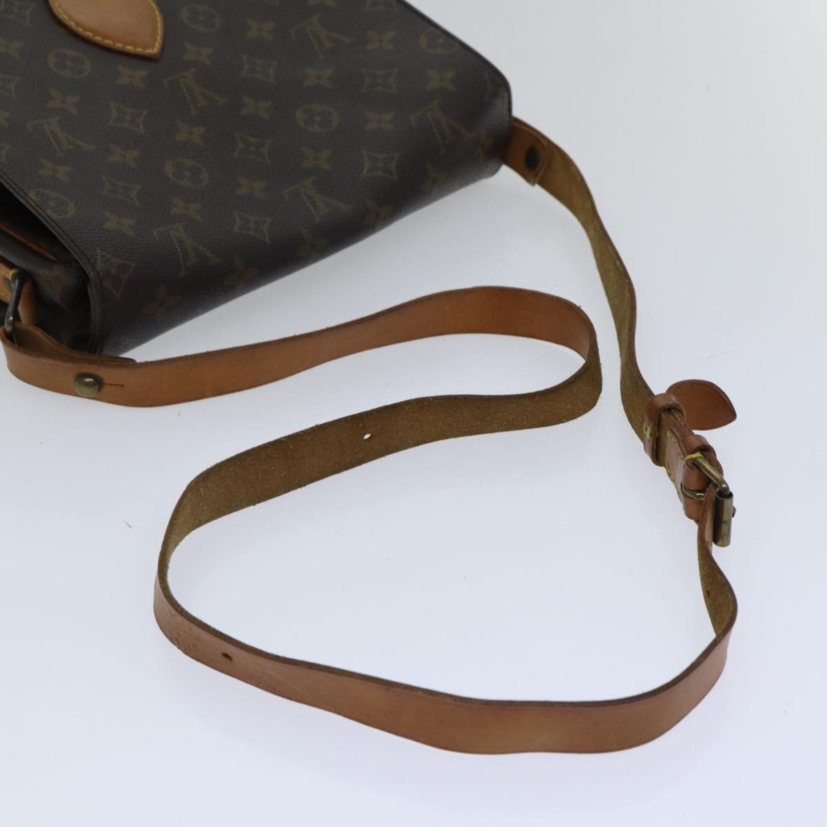 LOUIS VUITTON Monogram Cartouchiere GM Shoulder Bag M51252 LV Auth bs17746