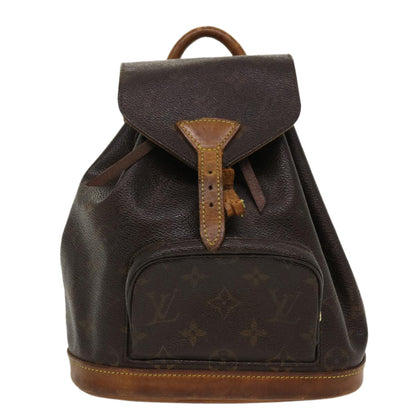 Louis Vuitton  Monogram Montsouris PM Backpack M51137 LV Auth bs3888