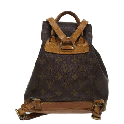 Louis Vuitton  Monogram Montsouris PM Backpack M51137 LV Auth bs3888