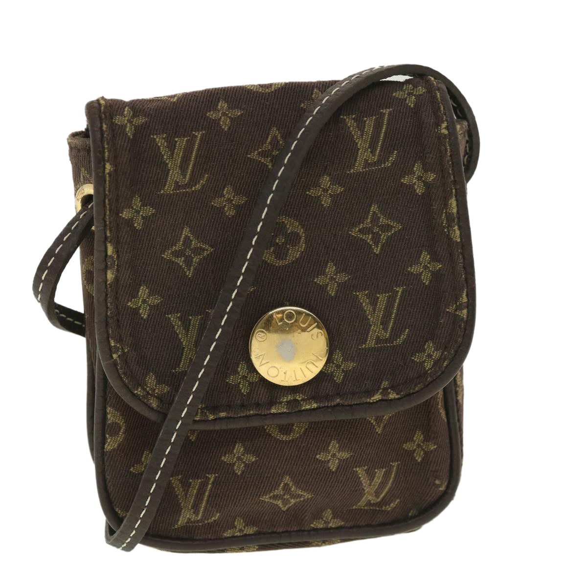 Louis Vuitton  Monogram Mini Pochette Cancun Pouch Brown M95313 LV Auth bs4036