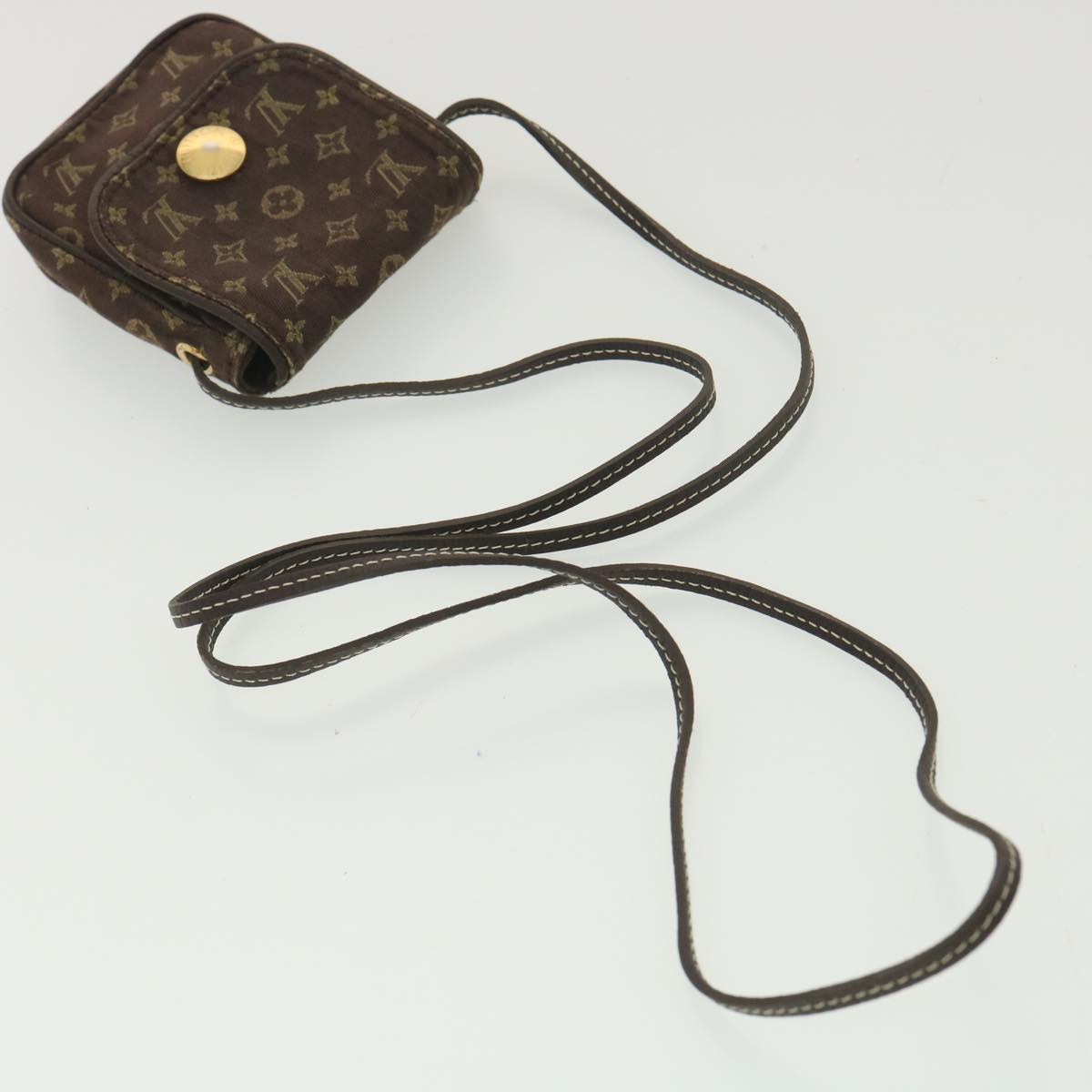 Louis Vuitton  Monogram Mini Pochette Cancun Pouch Brown M95313 LV Auth bs4036