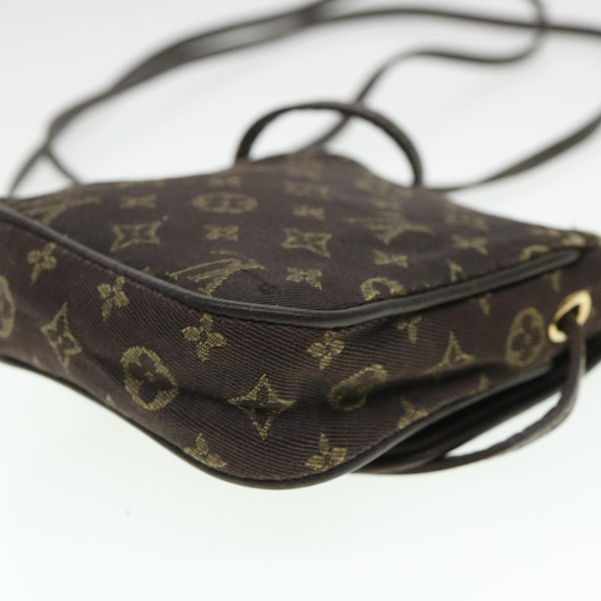 Louis Vuitton  Monogram Mini Pochette Cancun Pouch Brown M95313 LV Auth bs4436