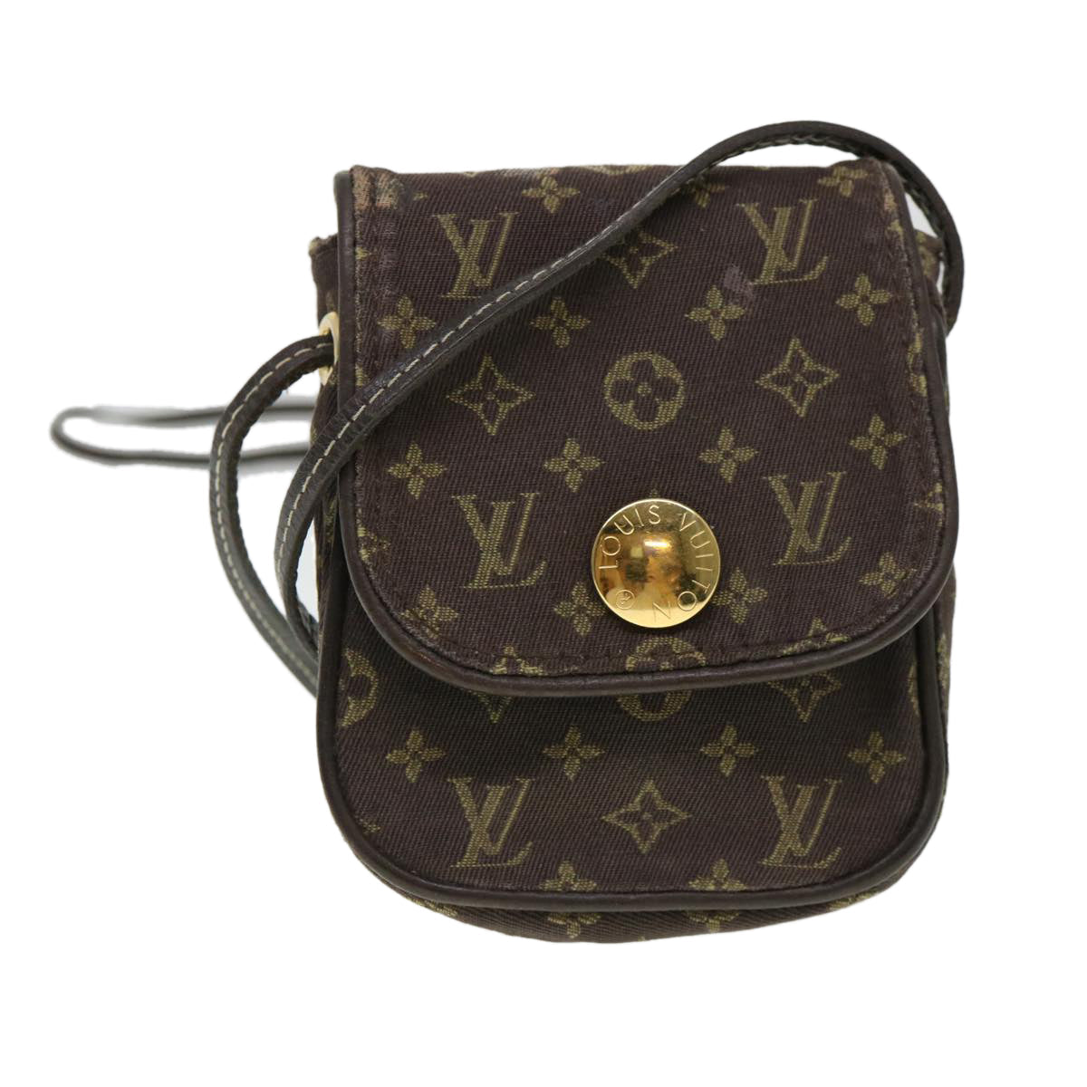 Louis Vuitton  Monogram Mini Pochette Cancun Pouch Brown M95313 LV Auth bs4436